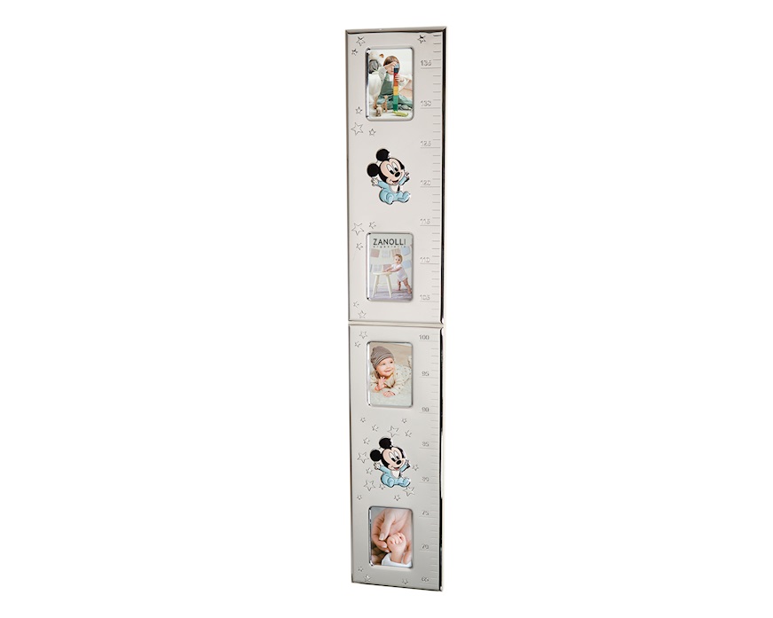 Metro portafoto Mickey Mouse argento pvd celeste Disney