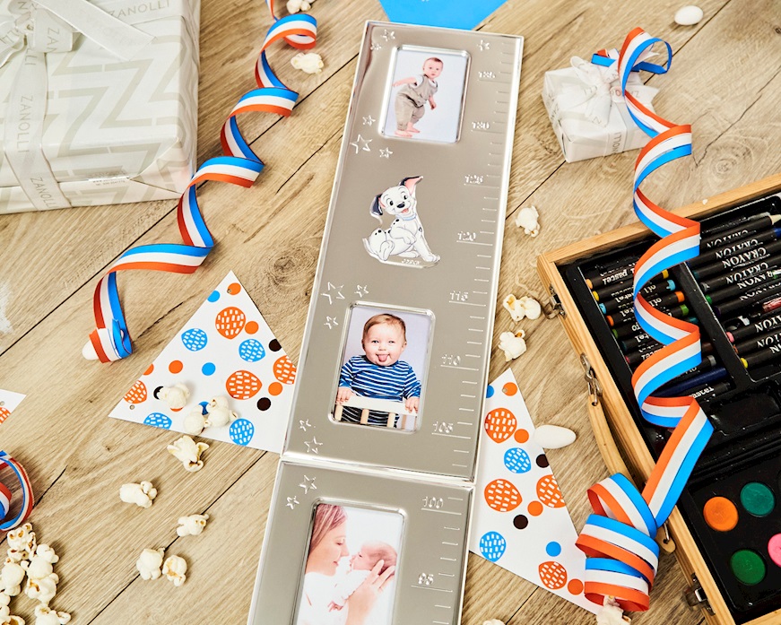 Metro portafoto Carica dei 101 argento pvd Disney