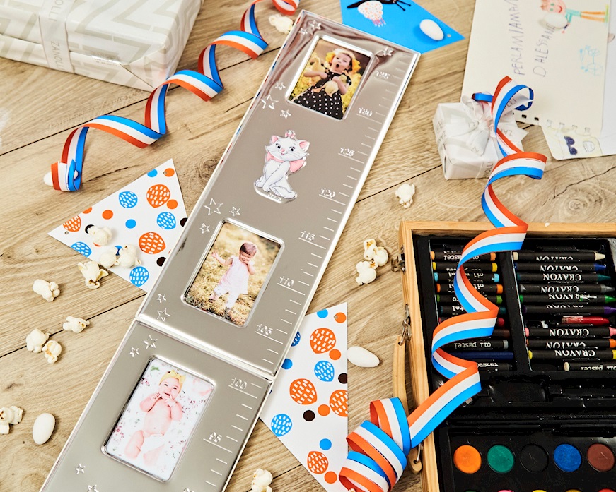 Metro portafoto Aristogatti argento pvd Disney