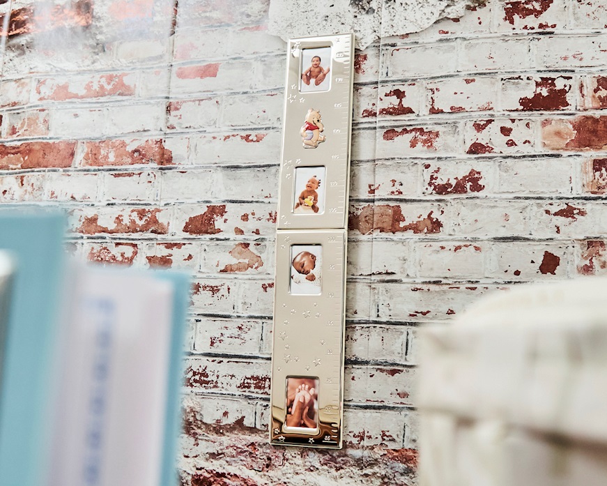 Metro portafoto Winnie the Pooh argento pvd Disney