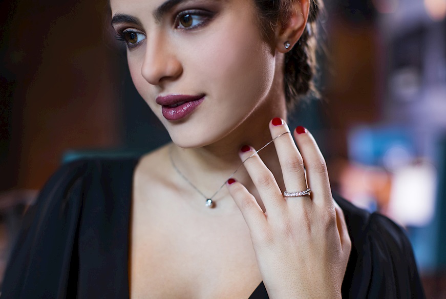 Necklace gold 750‰ with diamond Selezione Zanolli