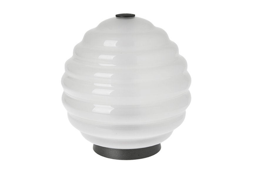 Lampada da tavolo Deco Luce vetro di Murano Cristallo Venini