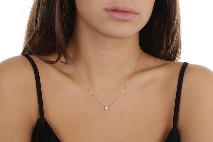 Necklace gold 750‰ with diamonds Selezione Zanolli