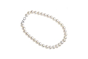 Bracciale oro 750‰ e perle bianche coltivate 24 mesi Selezione Zanolli