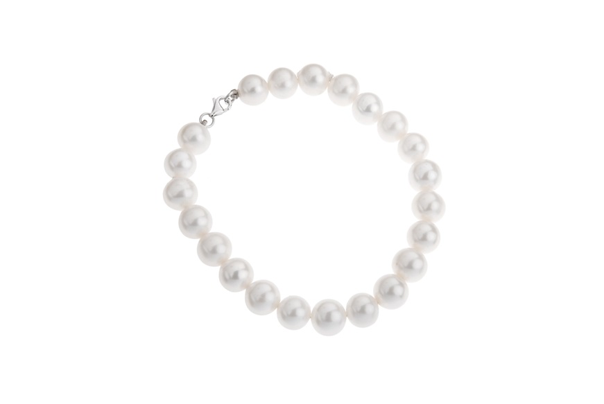Bracelet gold 750‰ and white pearls grown 24 months Selezione Zanolli