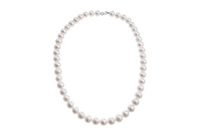 Necklace gold 750‰ and white pearls grown 24 months Selezione Zanolli