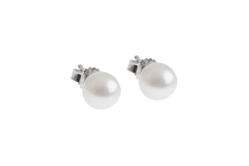 Earrings gold 750‰ and Akoya pearls Selezione Zanolli