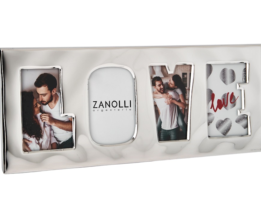 Cornice Love argento pvd panoramica Selezione Zanolli