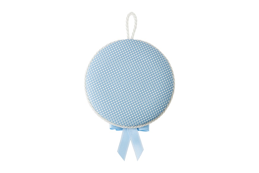 Capoculla carillon Angelo Raffaello argento bilaminato celeste Selezione Zanolli