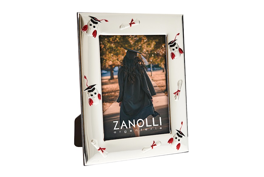 Idea regalo Laurea Cornice Laurea argento pvd Gufetti Selezione Zanolli