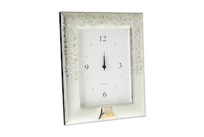 Alarm clock 50° anniversary bilaminated Silver Selezione Zanolli