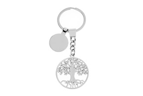 Portachiavi Albero della Vita e ciondolo tondo Selezione Zanolli