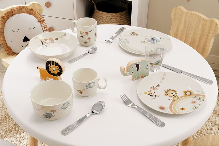 Set pappa Roar Like a Lion porcellana composto da 7 pezzi Villeroy & Boch