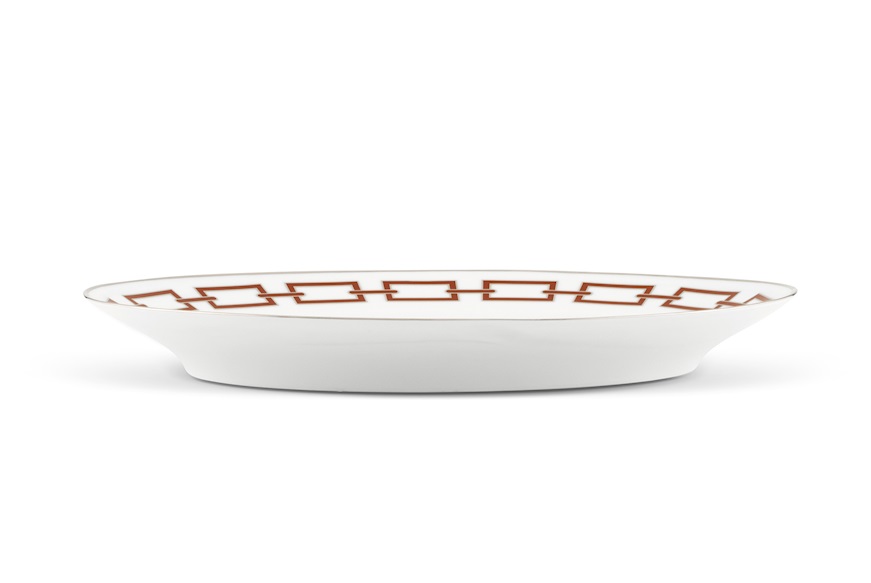 Tray Catene Scarlatto porcelain Richard Ginori