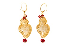 Earrings Giulietta with holy heart Antica Murrina