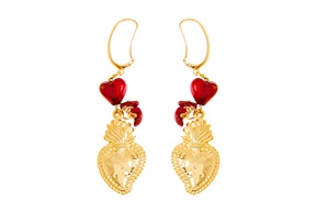 Earrings Giulietta with holy heart Antica Murrina