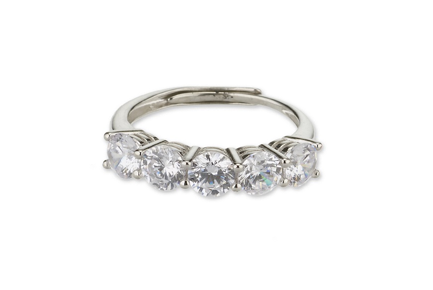 Anello argento con cubic zirconia Sovrani
