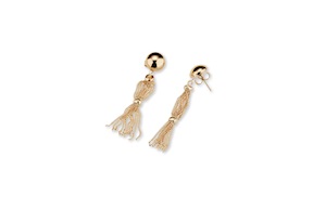 Earrings in gilded brass Sovrani