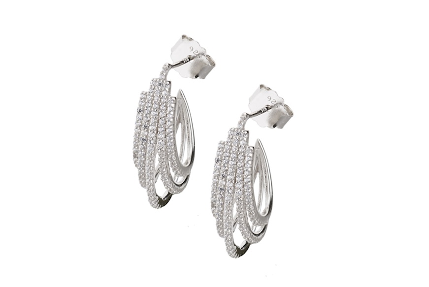 Orecchini argento con cubic zirconia Sovrani