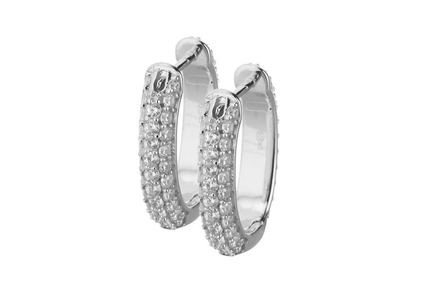 Orecchini argento con cubic zirconia Sovrani