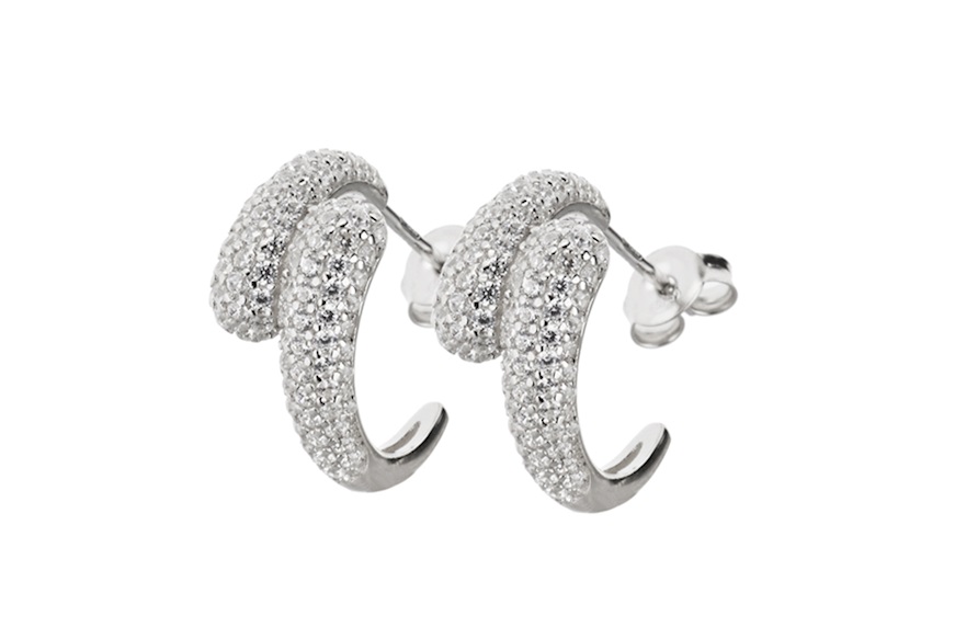 Orecchini argento con cubic zirconia Sovrani