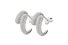 Orecchini argento con cubic zirconia Sovrani