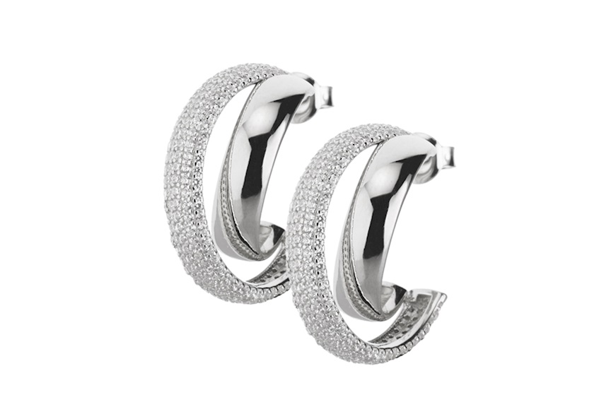 Orecchini argento con cubic zirconia Sovrani