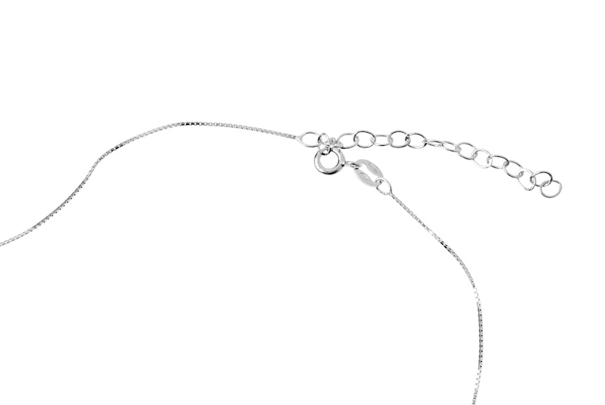Collana argento con croce con cubic zirconia Sovrani