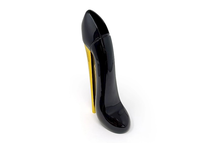 Shoe vase Glam black with gold heel Selezione Zanolli