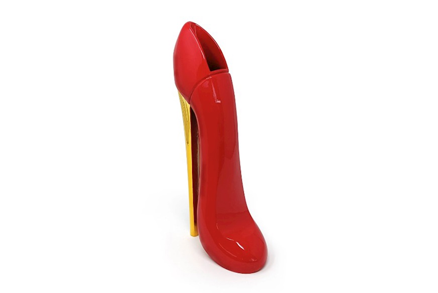Shoe vase Glam red with gold heel Selezione Zanolli