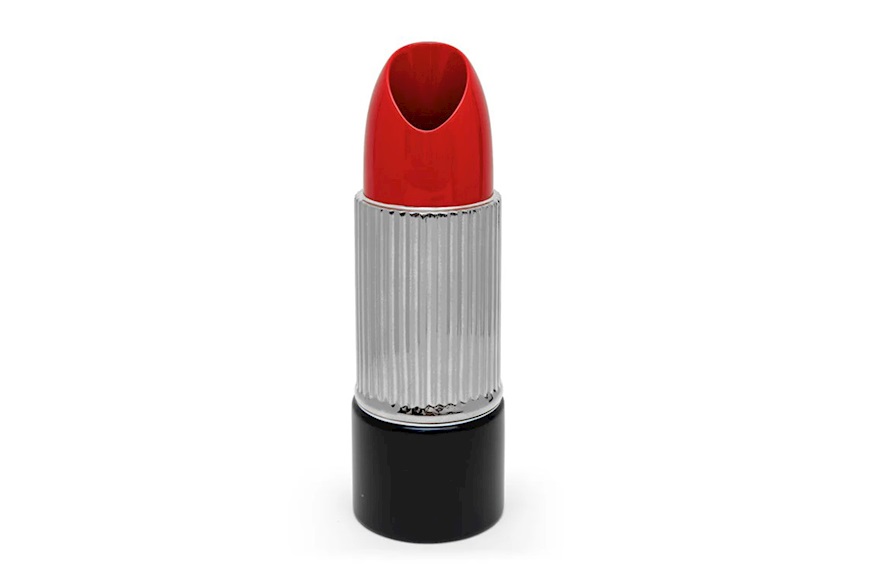 Vaso rossetto Fiordilabbra argento e rosso Selezione Zanolli