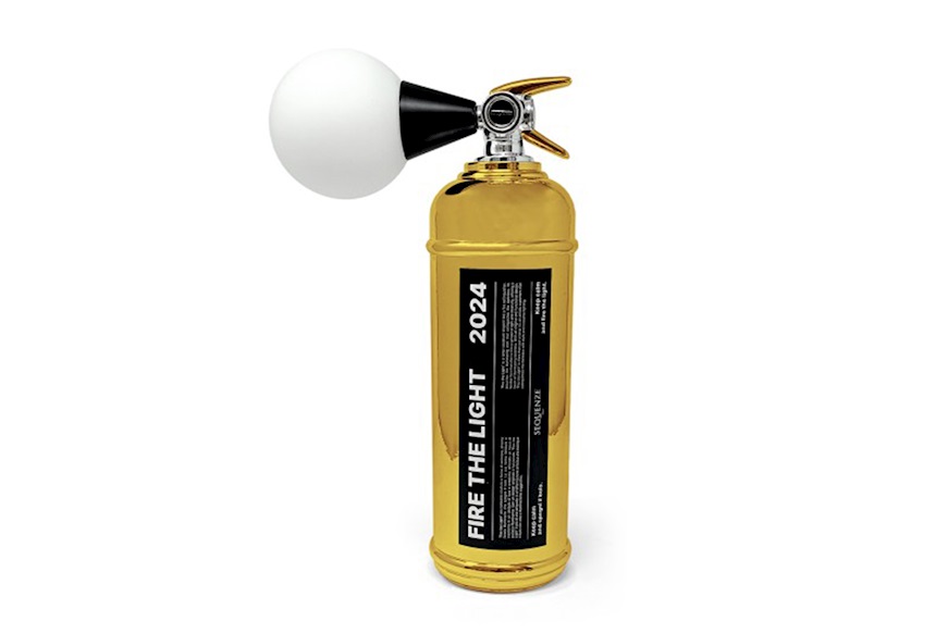 Lampada Fire the Light oro Selezione Zanolli