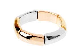 Bracelet Moon silver multicolored bamboo Passavinti