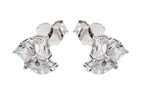 Orecchini argento con cubic zirconia Sovrani