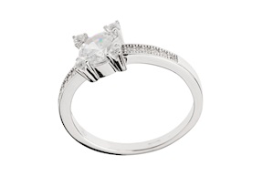 Anello argento con cubic zirconia Sovrani