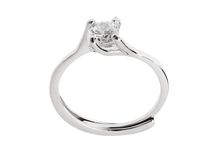 Anello argento con cubic zirconia Sovrani