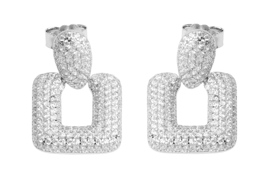 Orecchini argento con cubic zirconia Sovrani