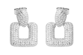 Orecchini argento con cubic zirconia Sovrani