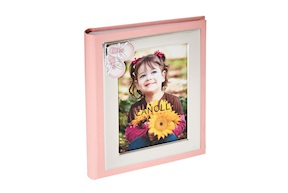 Album Scarpine argento pvd rosa con cornice Selezione Zanolli
