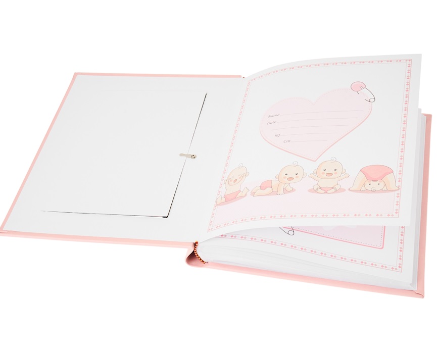 Album Scarpine rosa con cornice Selezione Zanolli