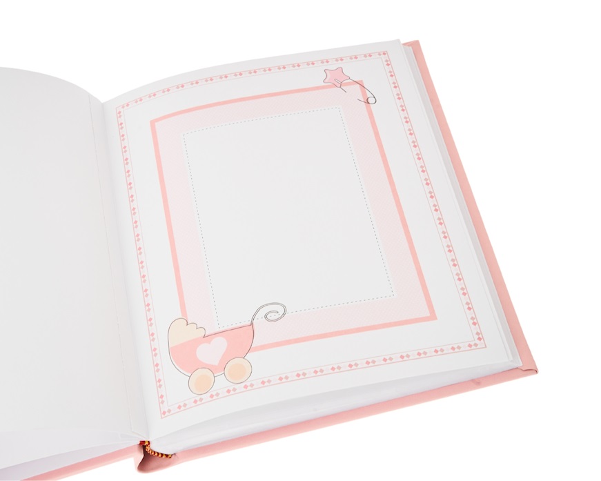 Album Scarpine rosa con cornice Selezione Zanolli