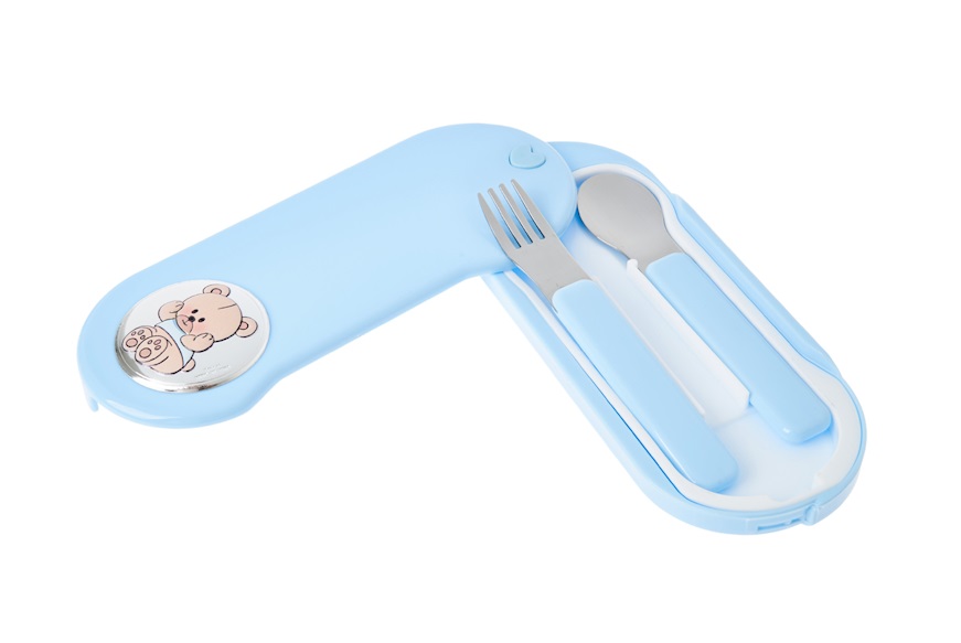 Set posatine Orsetto celeste Selezione Zanolli