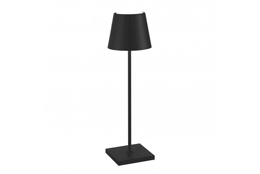 Table lamp Poldina Pro Black Zafferano