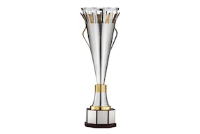Coppa in metallo con base in legno Selezione Zanolli
