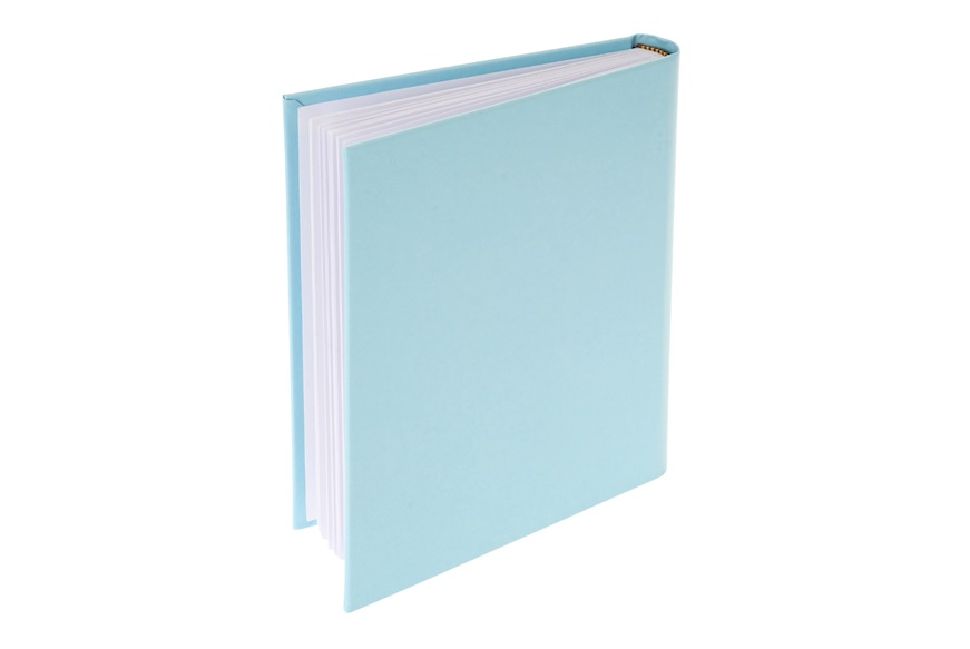 Album Scarpine argento pvd celeste con cornice Selezione Zanolli
