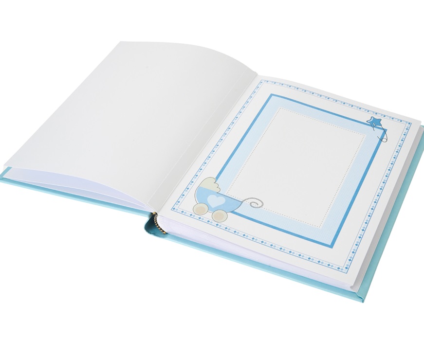 Album Scarpine celeste con cornice Selezione Zanolli