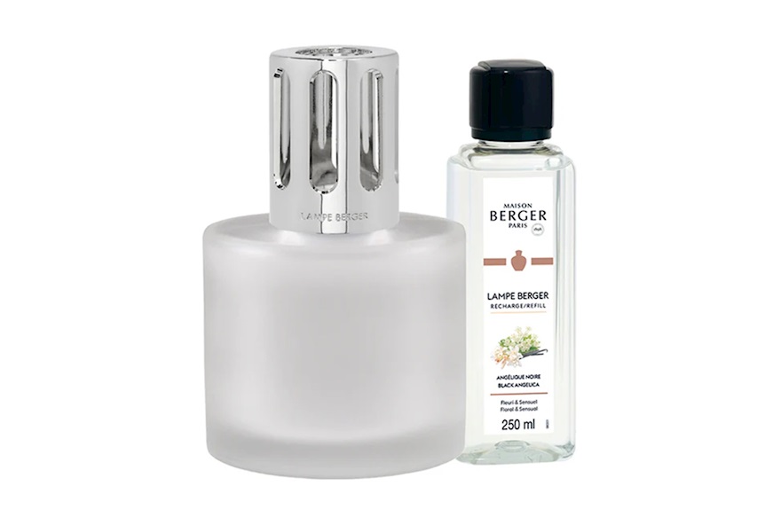 Gift Pack Lamp Illusion Givree with 250 ml perfume Angelique Noire Maison Berger Paris
