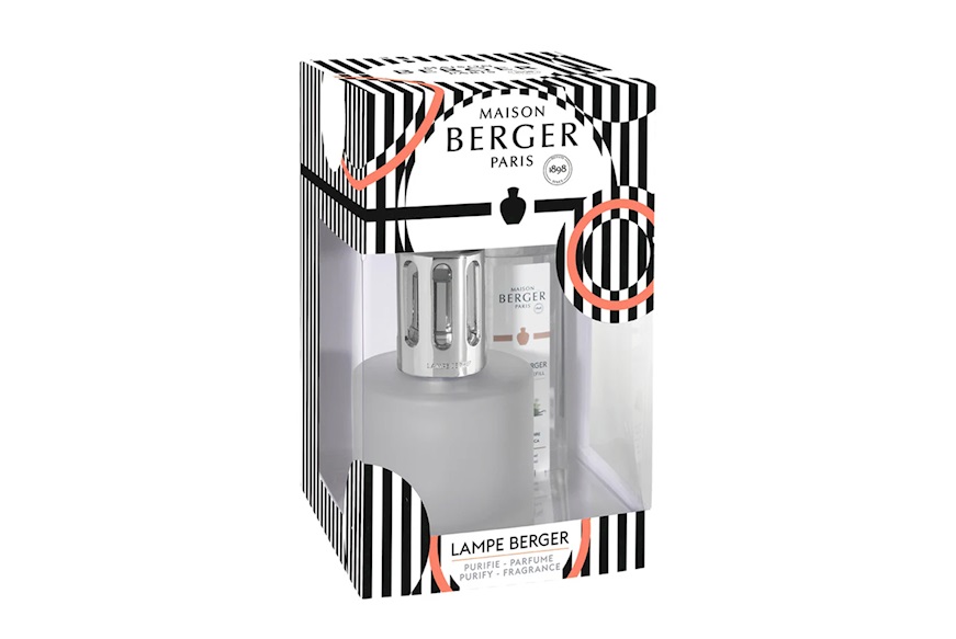 Gift pack lamp Illusion Givree with 250 ml perfume Angelique Noire Maison Berger Paris