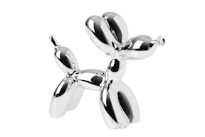 Cane palloncino argento Selezione Zanolli