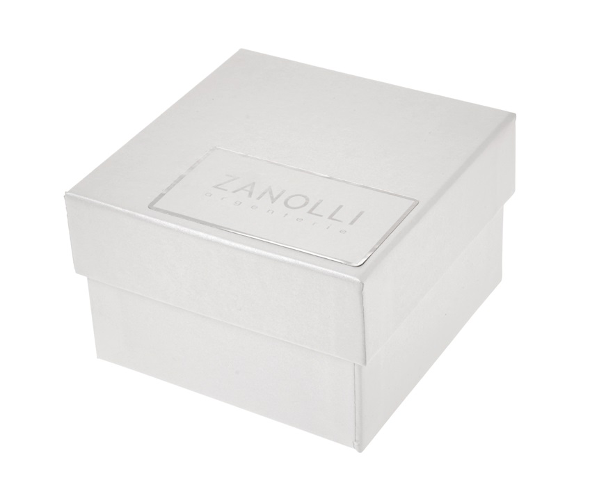 Figurina Cane palloncino argento Selezione Zanolli